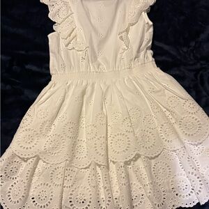 Steve Madden White Sleeveless Sundress